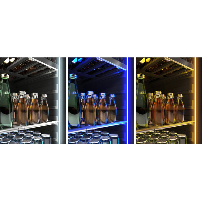 Zephyr Presrv 24" 7Bottle and 108Can Single Zone Beverage Cooler